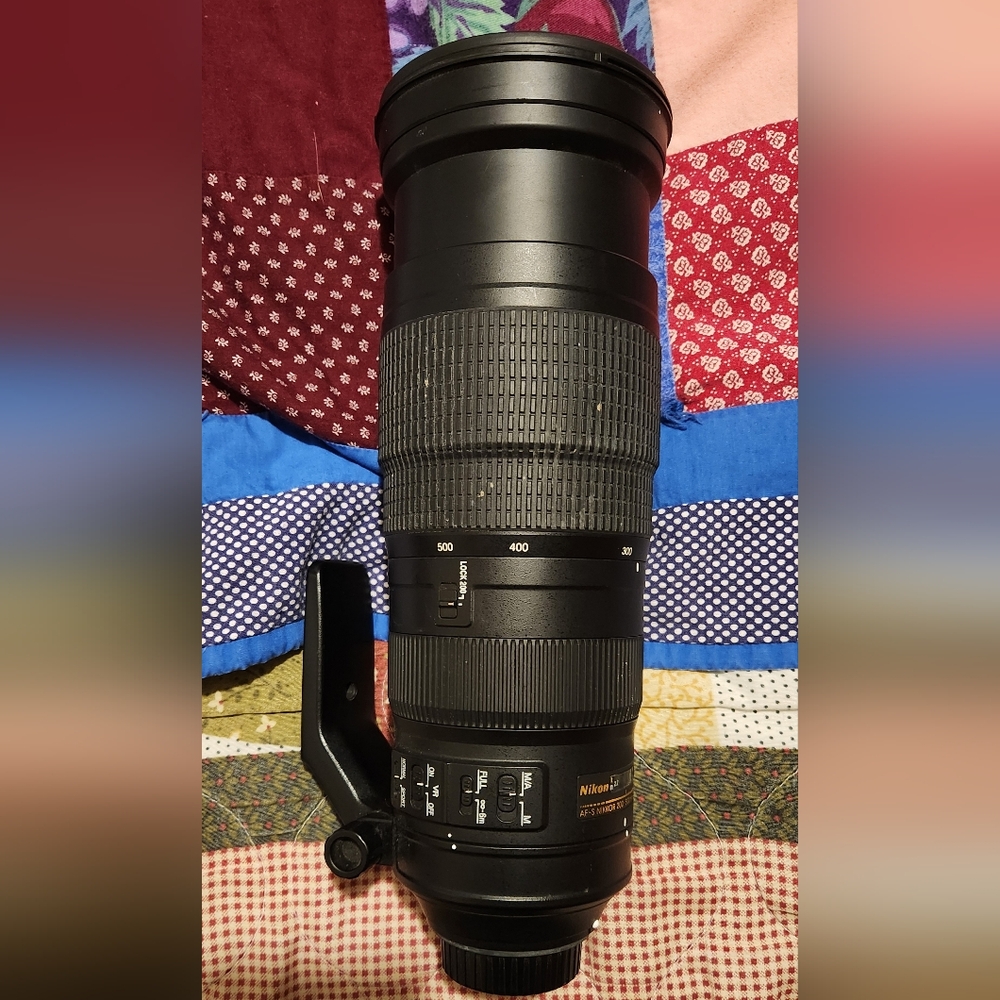 Used, Like New Nikon VR Lens - AF-S Nikkor 200-500 mm 1:5.6E ED